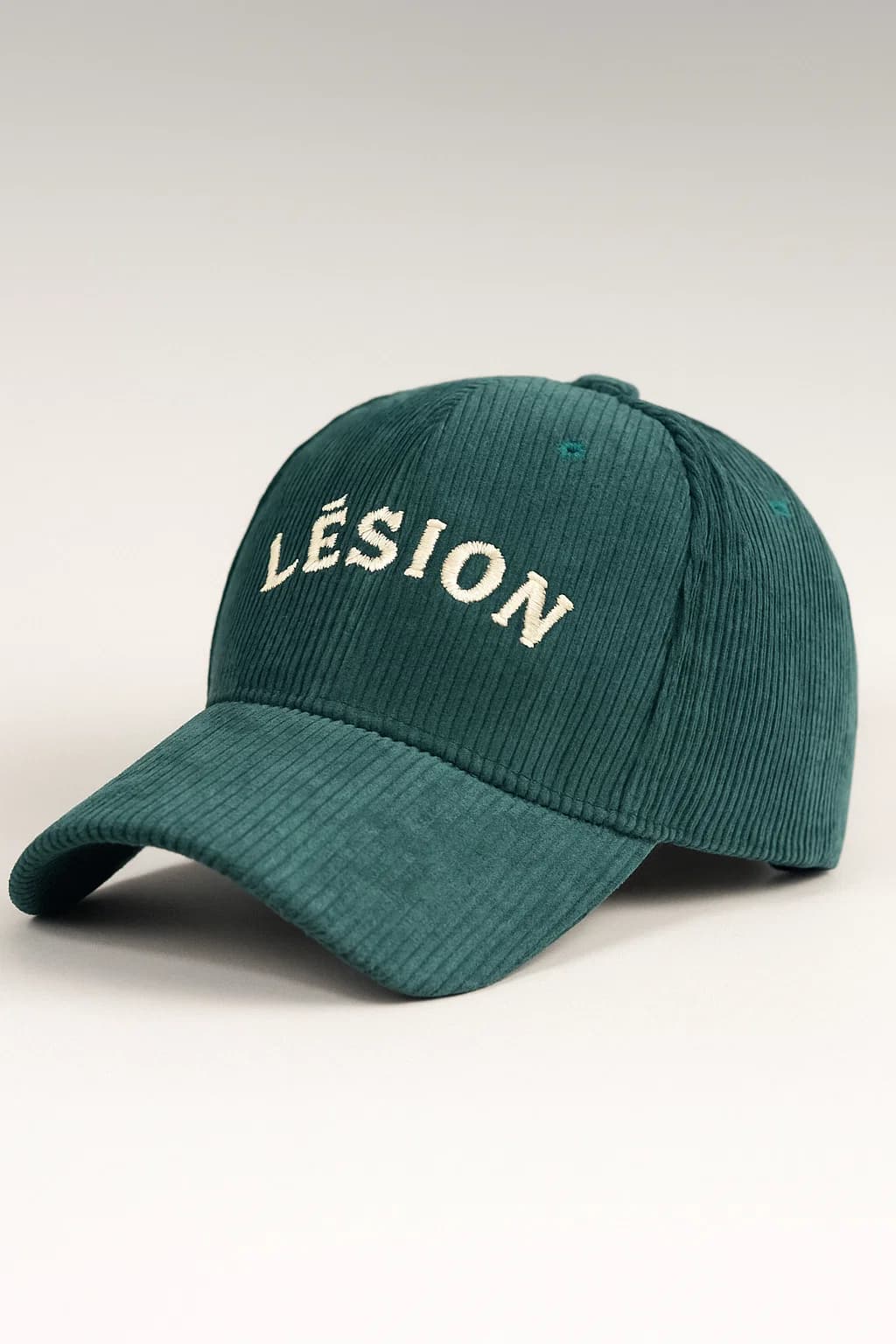 Casquette Verte en Velours
