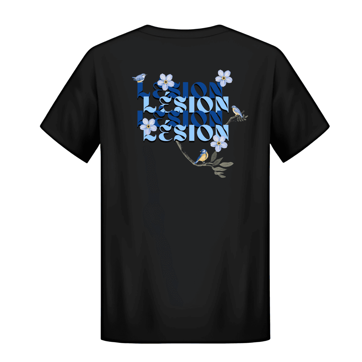 T-shirt Souvenir Bleu - vue 2